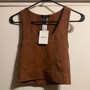 NWT Forever 21 cropped tank